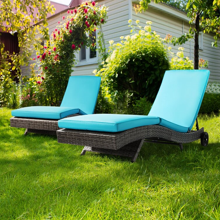 Patio Novagarden Norwalk Outdoor Wicker Chaise Lounge Wayfair